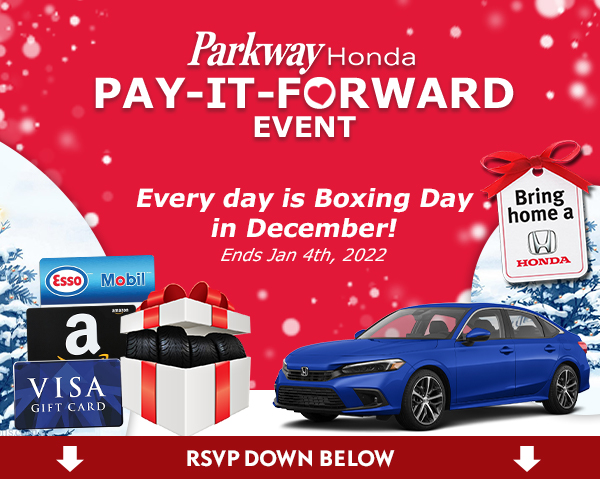 Join us for our Pay-It-Forward Boxing Week Sales Event